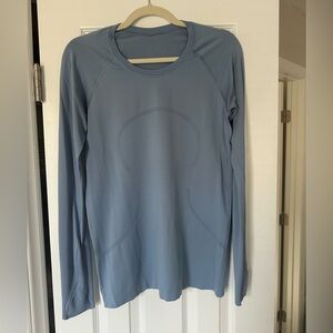 lululemon athletica Blue Long Sleeve Top